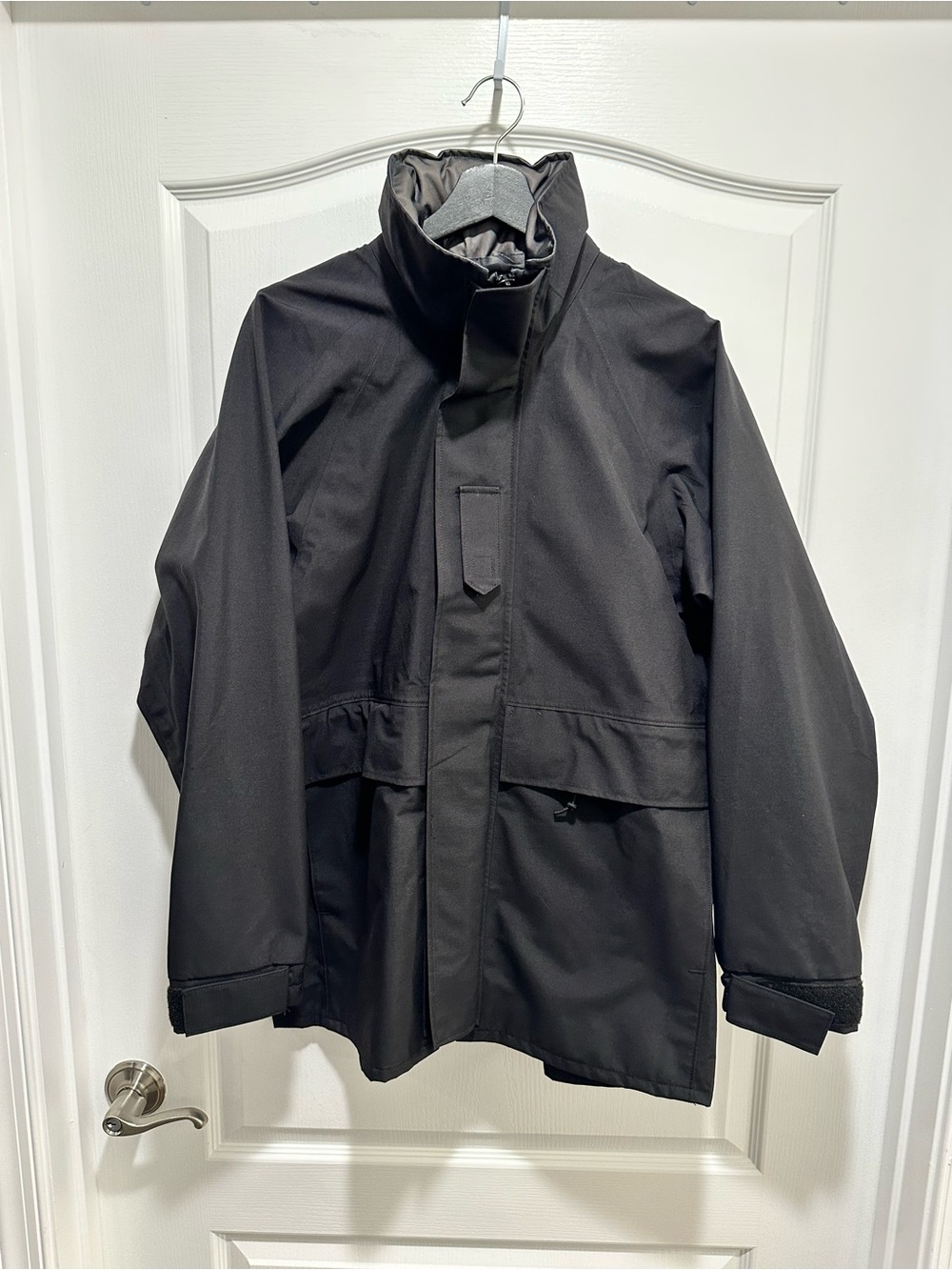 US NAVY ECWCS Black Cold Weather Parka, Size Small Short - NWOT